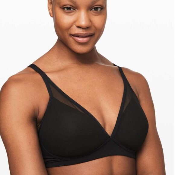 Lululemon Simply Sheer Bra Black 34C – Soft, Stretchy, Breathable - Picture 3 of 10